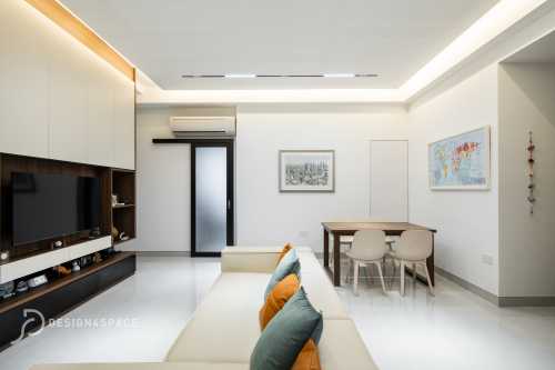 Modern Living Room at Joo Chiat | Celestia