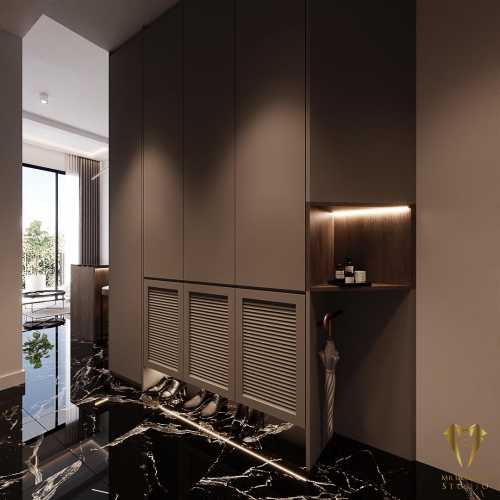 Contemporary Entryway at 50 Everton Road