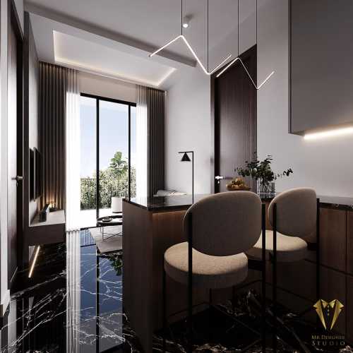 Contemporary Living Room at 50 Everton Road