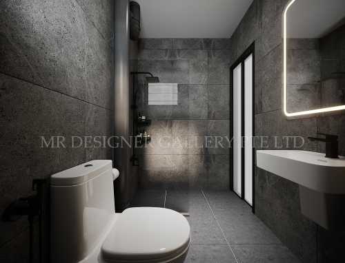 Contemporary Bathroom at 111 Jurong East St 13