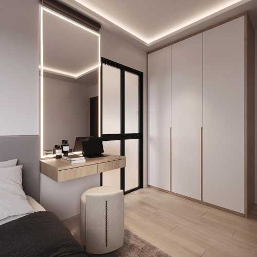 Scandinavian Bedroom at 112 Rivervale Walk
