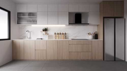 Scandinavian Kitchen at 112 Rivervale Walk