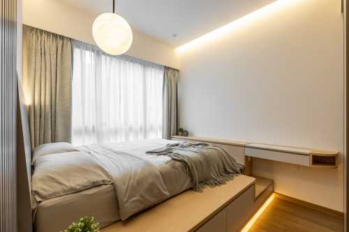Modern Bedroom at 3 Bedroom EC @ Piermont Grand