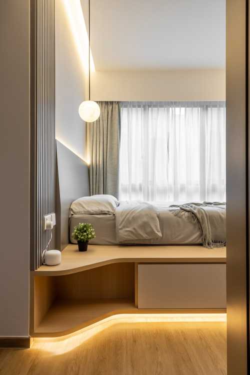 Modern Bedroom at 3 Bedroom EC @ Piermont Grand