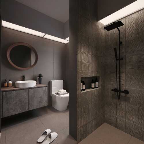 Modern Bathroom at 637A Tampines Street 62