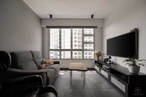Contemporary Living Room at 91B Jalan Satu