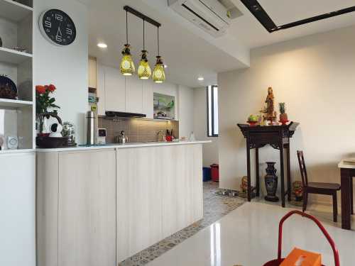 Scandinavian Living Room at 03 Petir Road, Foresque Residences