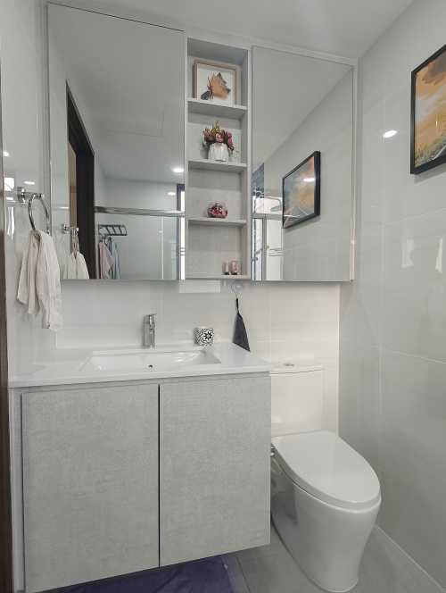Scandinavian Bathroom at 03 Petir Road, Foresque Residences