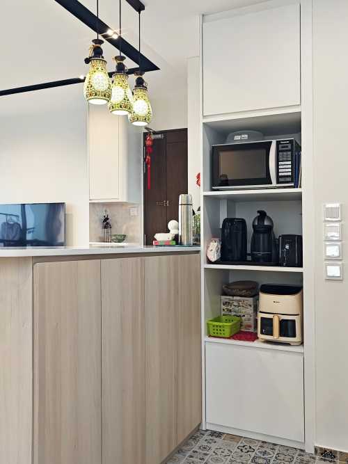 Scandinavian Living Room at 03 Petir Road, Foresque Residences
