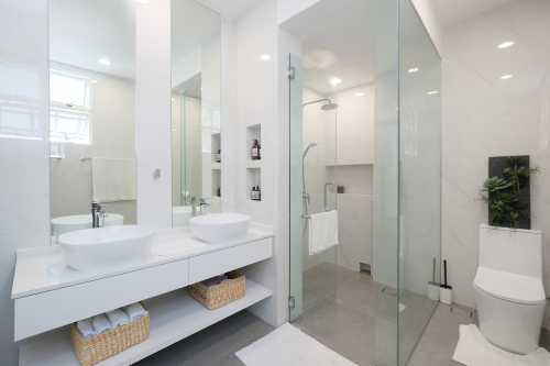 Contemporary Bathroom at 45 Holland Green