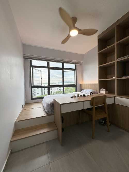 Scandinavian Bedroom at 211A Clementi Ave 6