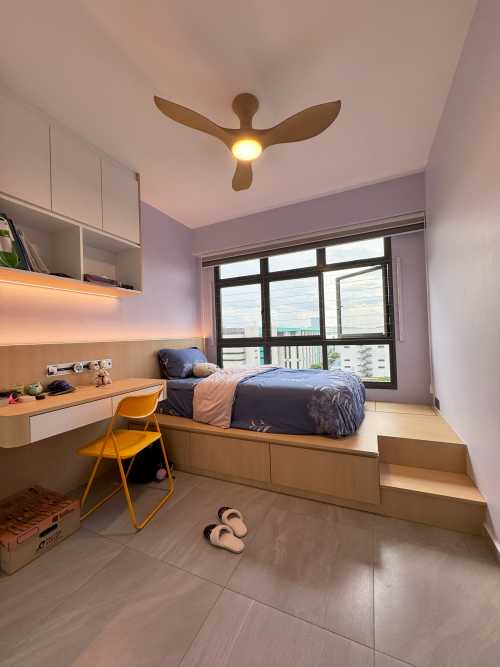 Scandinavian Living Room at 211A Clementi Ave 6
