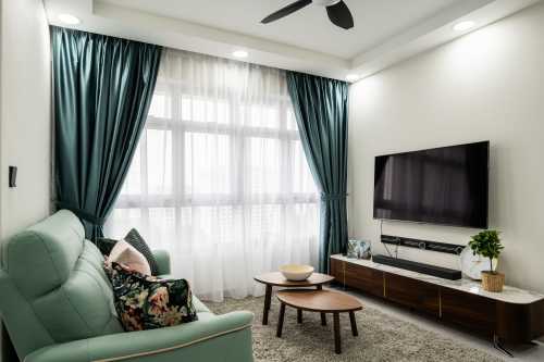 Modern Living Room at Marsiling Grove