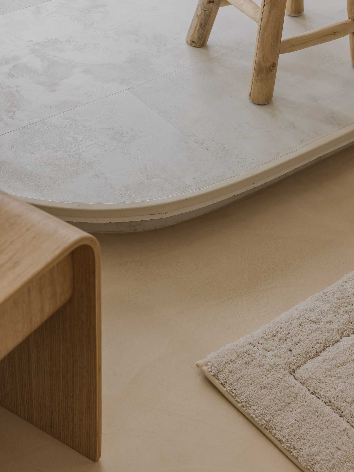 Contemporary Living Room with Carpet and Coffee Table