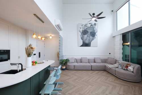 Modern Living Room at Clementi Wood