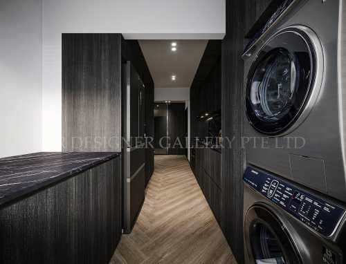 Modern Kitchen at Punggol 4 Room BTO