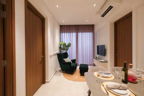 Modern Living Room at Stirling Residence