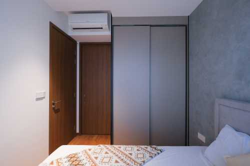 Modern Bedroom at Stirling Residence