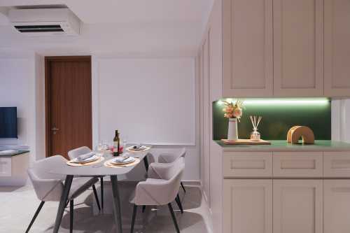 Modern Dining Room at Stirling Residence