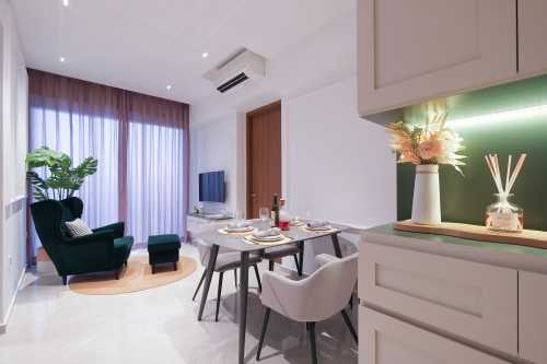 Modern Living Room at Stirling Residence