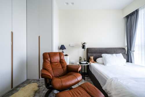 Minimalist Bedroom at The Santorini