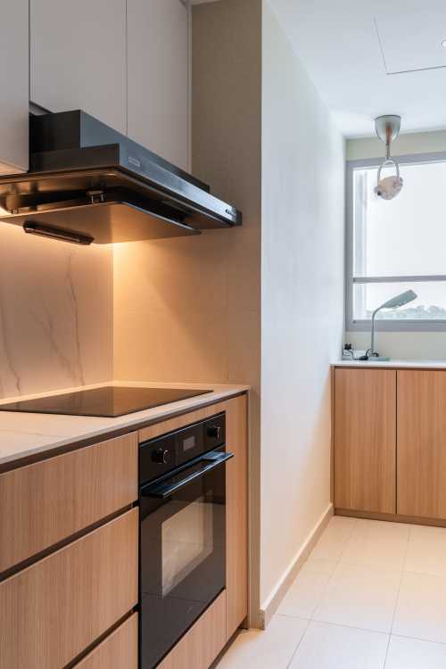 Minimalist Kitchen at The Santorini