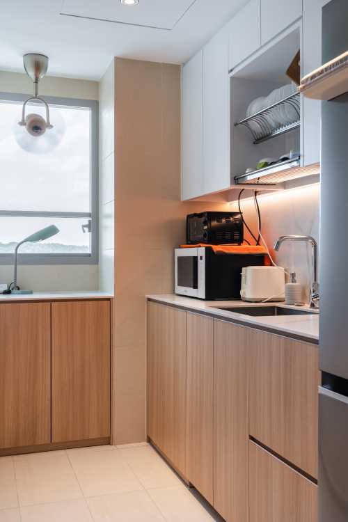 Minimalist Kitchen at The Santorini
