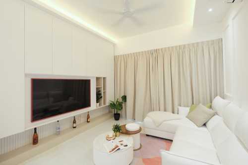 Modern Living Room at Tangerine Grove