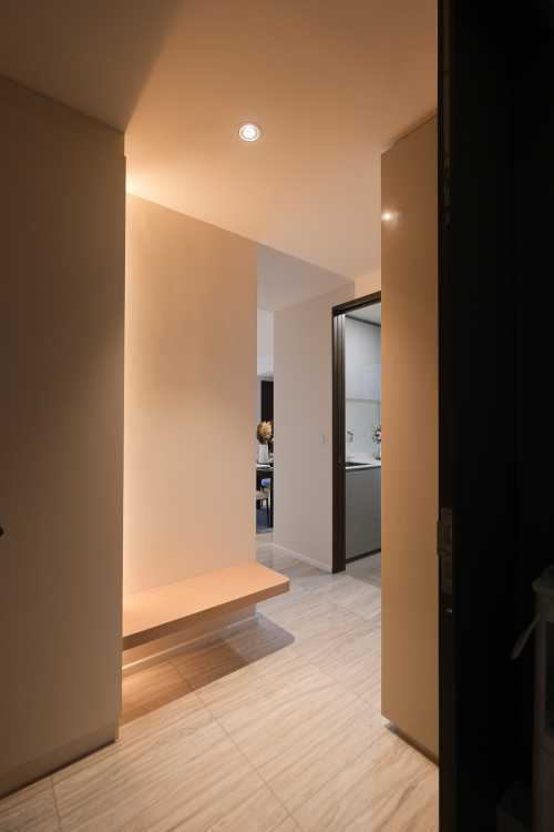 Minimalist Entryway at Parc Esta