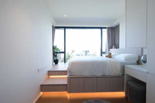 Minimalist Bedroom at Parc Esta