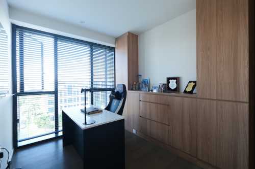 Minimalist Home Office at Parc Esta