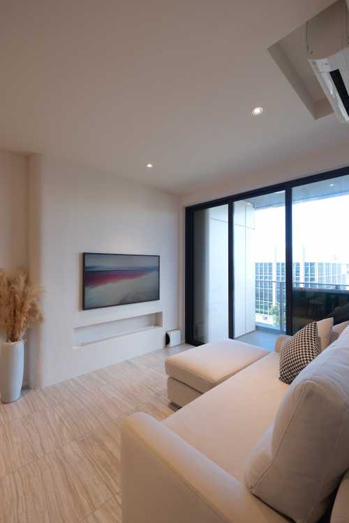 Minimalist Living Room at Parc Esta
