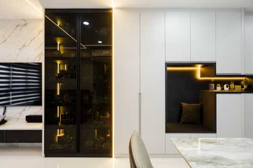Contemporary Living Room at Tampines | Tampines Greencourt