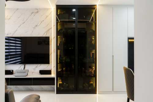 Contemporary Living Room at Tampines | Tampines Greencourt
