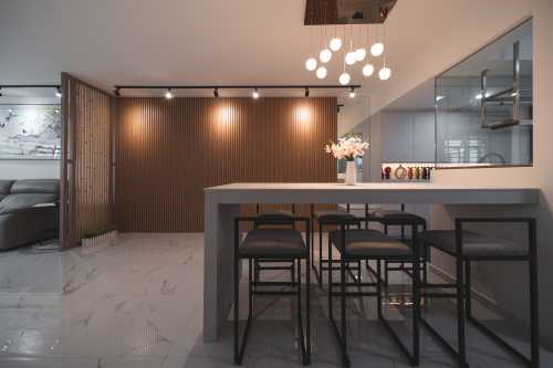 Modern Living Room at Hougang Central