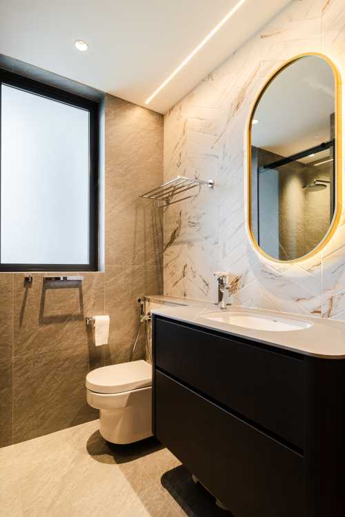 Contemporary Bathroom at Foresque Residence