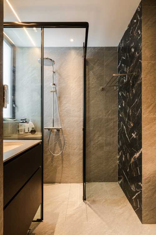 Contemporary Bathroom at Foresque Residence