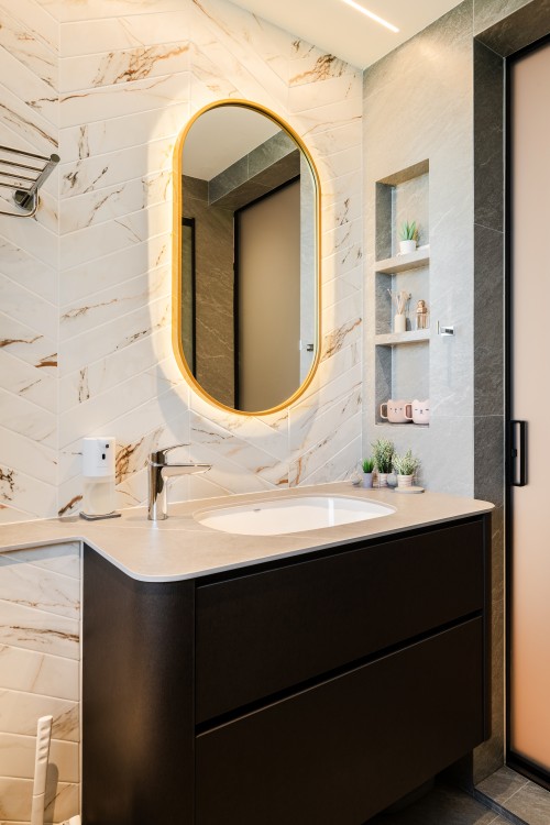 Contemporary Bathroom at Foresque Residence
