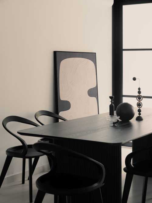 Minimalist Dining Room at Sunbird Road