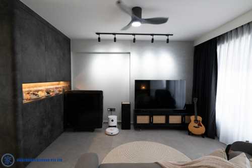 Modern Living Room at 38C Eunos Road 2