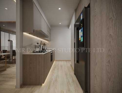 Contemporary Kitchen at 15 Punggol Field Walk