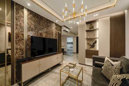 Modern Living Room at 130A Canberra (Elaine)