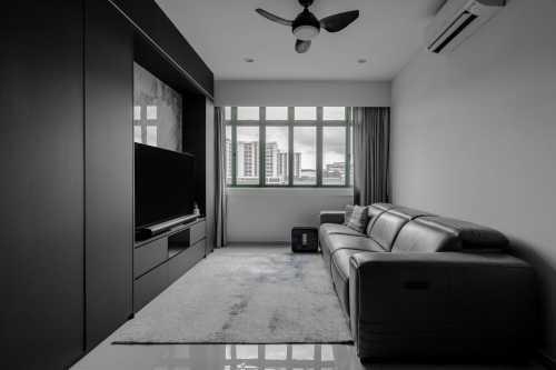 Minimalist Living Room at 109 Tampines Road