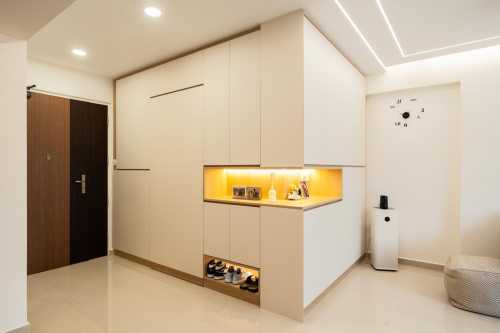 Scandinavian Living Room at 464 Clementi ave