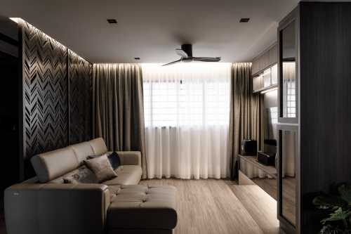 Contemporary Living Room at Bukit batok