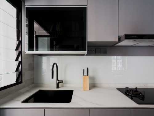 Minimalist Kitchen at Bidadari Alkaff Oasis