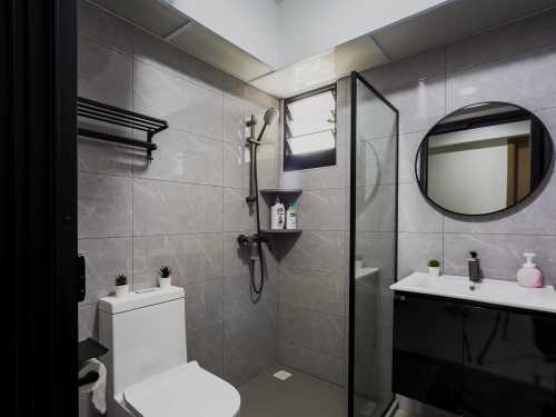 Minimalist Bathroom at Bidadari Alkaff Oasis