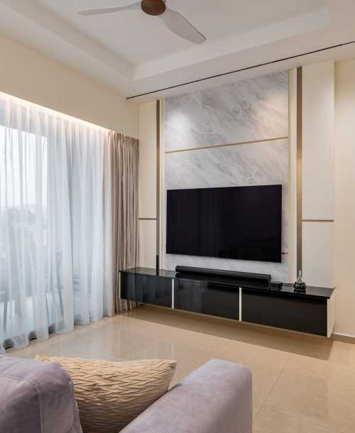 Contemporary Living Room at The Gazania