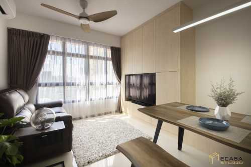 Scandinavian Living Room at Toa Payoh East