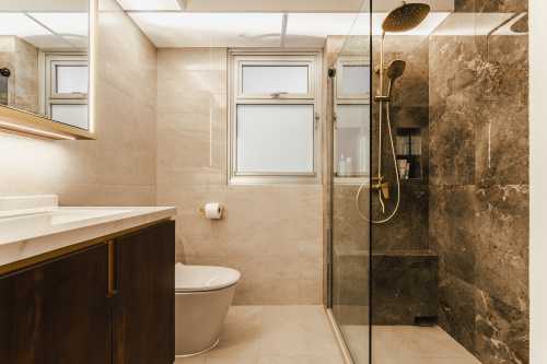 Modern Bathroom at Dakota Breeze